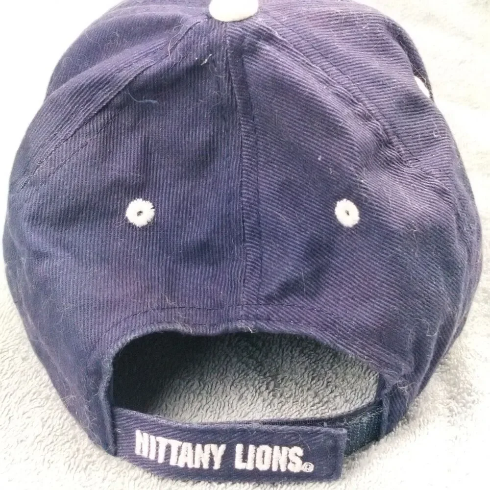 Penn State Nittany Lions Hat Signatures Baseball Cap Men's Adjustable Navy